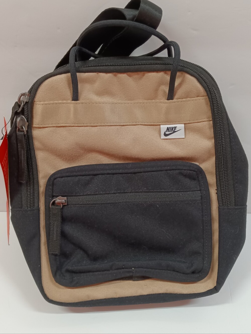 NWT Nike Mini Backpack Black & Tan  Canvas